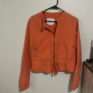 Orange Anthropologie jacket